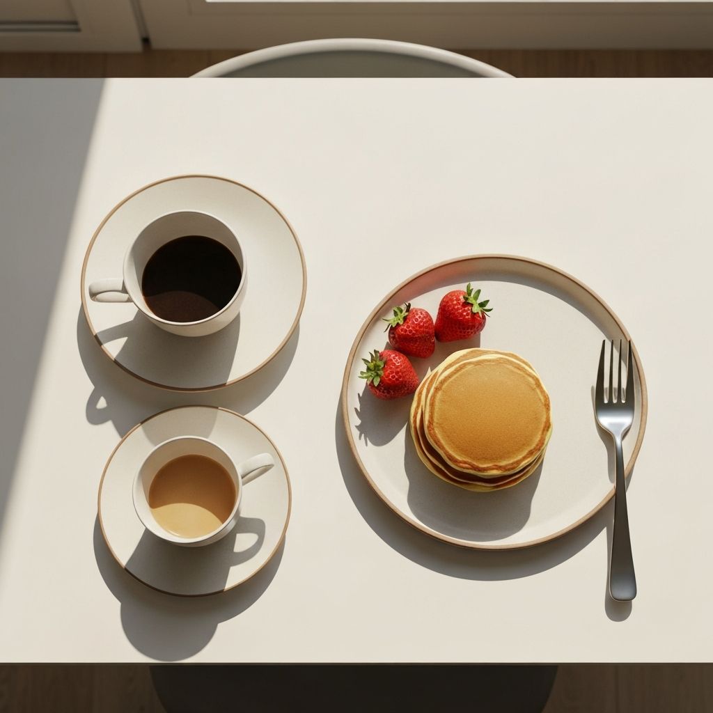 Everyday breakfast setting